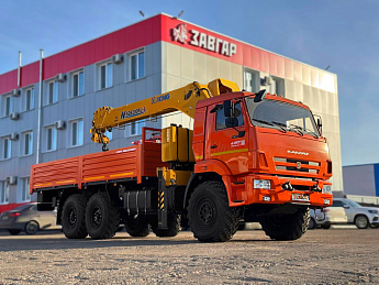 Бортовой КАМАЗ 43118 с КМУ XCMG SQS 200-6 (дв. КАМАЗ, без сп/места)_0