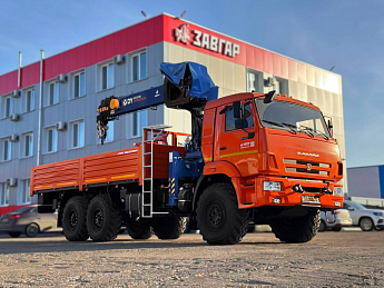 Бортовой КАМАЗ 43118 с КМУ DONGYANG SS2036 (дв. КАМАЗ,  сп/место)_0